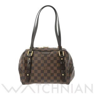 Louis Vuitton Damier Rivington Shoulder Bag Brown Canvas Tote